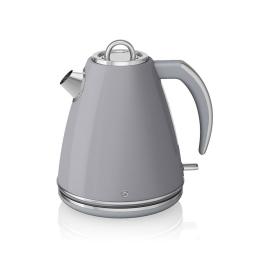  Swan  3 Piece Retro  Grey  Kitchen  Set  Kettle Toaster Mixer